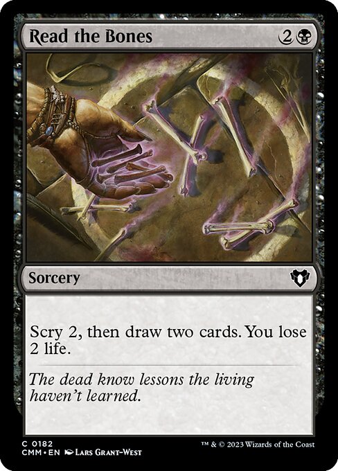 CMM, Read the Bones, Standard, 182, C, Near Mint, Normal, EN