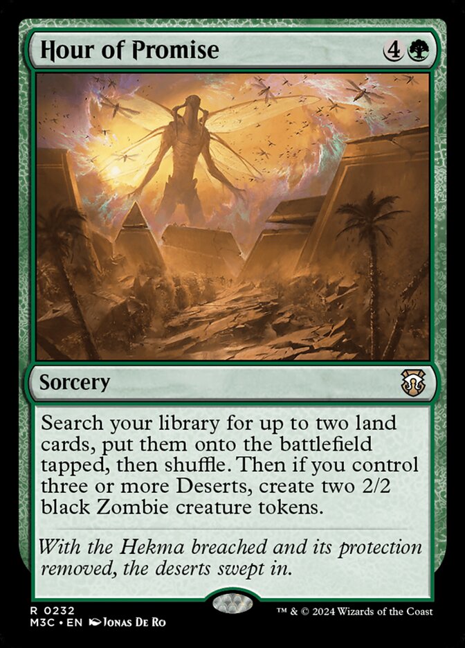 M3C, Hour of Promise, Standard, 232, R, Near Mint, Normal, EN