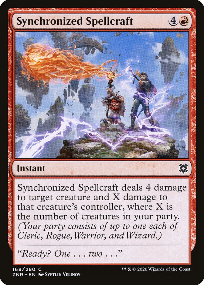 ZNR, Synchronized Spellcraft, Standard, 168, C, Near Mint, Normal, EN