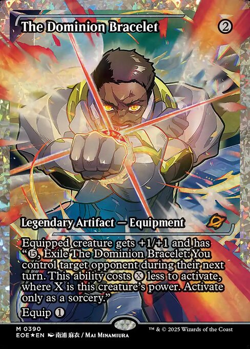 EOE, The Dominion Bracelet, (Japanese Showcase), 390, M, Near Mint, (Fracture Foil), EN