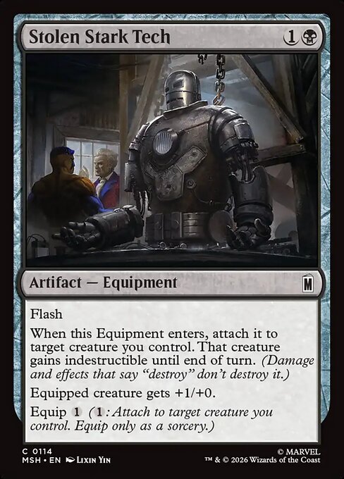 MSH, Stolen Stark Tech, Standard, 114, C, Near Mint, (Foil), EN
