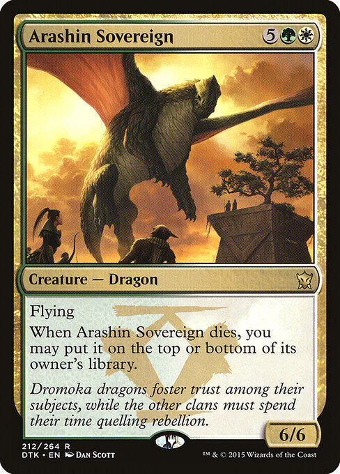 DTK, Arashin Sovereign, Standard, 212, R, Near Mint, Normal, EN