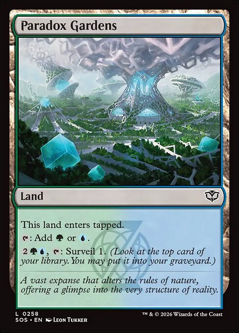 SOS, Paradox Gardens, Standard, 258, C, Near Mint, Normal, EN