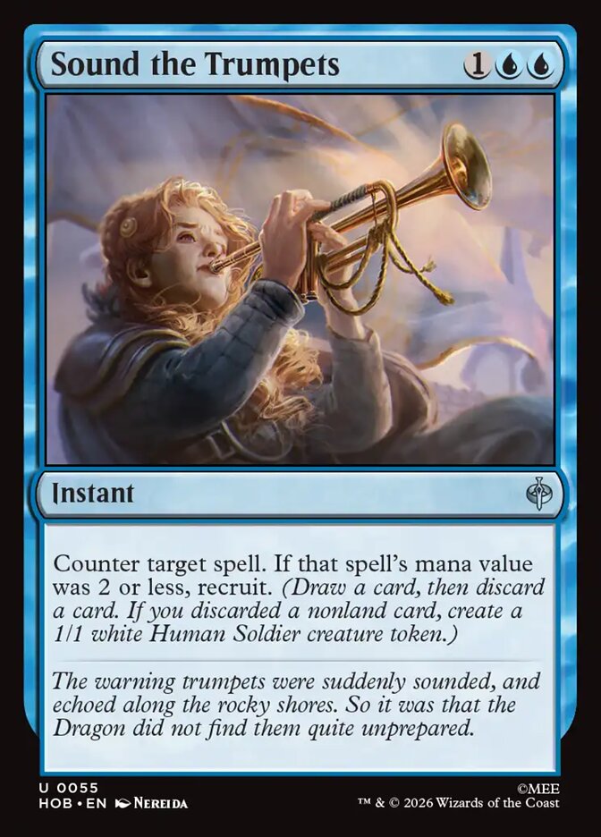 HOB, Sound the Trumpets, Standard, 55, U, Near Mint, (Foil), EN