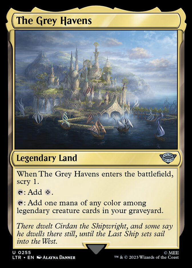 LTR, The Grey Havens, Standard, 255, U, Near Mint, Normal, EN