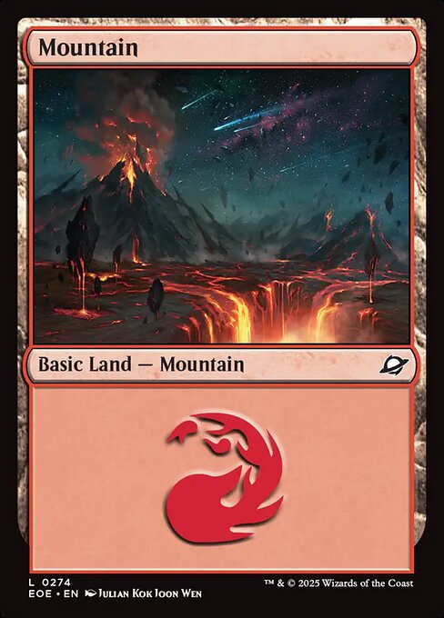 EOE, Mountain, Standard, 274, C, Near Mint, Normal, EN