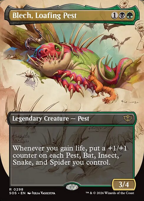 SOS, Blech, Loafing Pest, (Showcase), 298, R, Near Mint, (Foil), EN