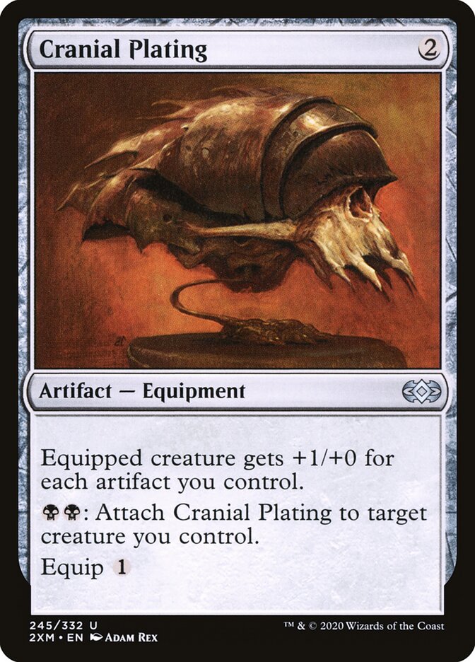 2XM, Cranial Plating, Standard, 245, U, Near Mint, Normal, EN