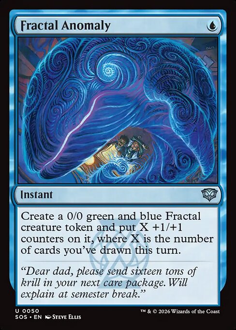 SOS, Fractal Anomaly, Standard, 50, U, Near Mint, Normal, EN