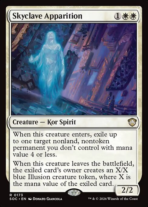 SOC, Skyclave Apparition, Standard, 173, R, Near Mint, Normal, EN