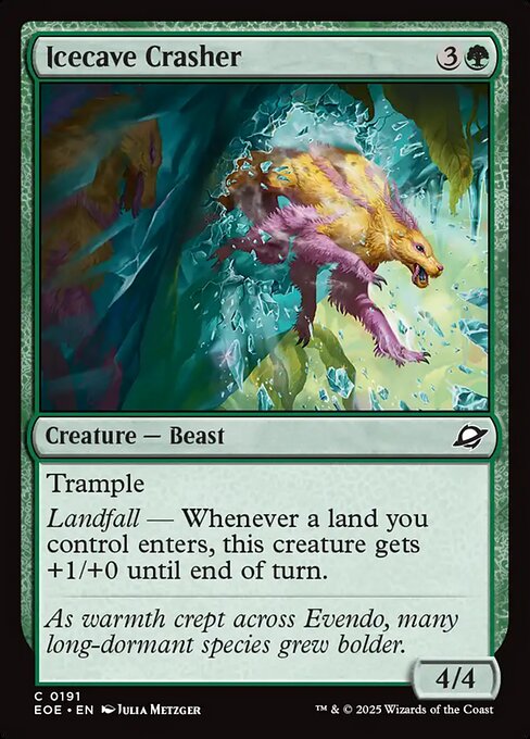 EOE, Icecave Crasher, Standard, 191, C, Near Mint, Normal, EN