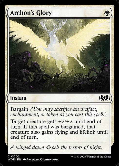 WOE, Archon's Glory, Standard, 2, C, Near Mint, (Foil), EN