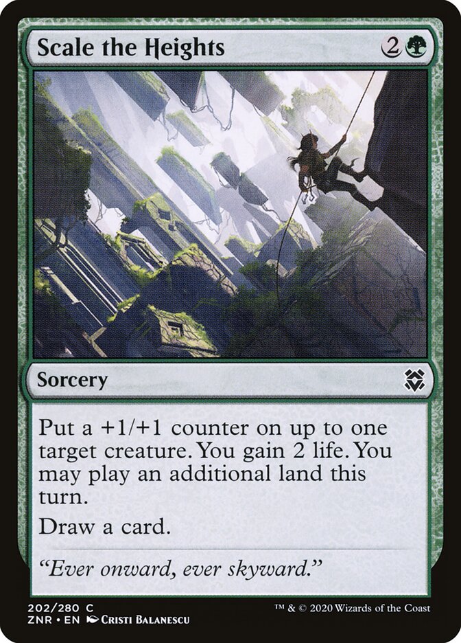 ZNR, Scale the Heights, Standard, 202, C, Near Mint, Normal, EN