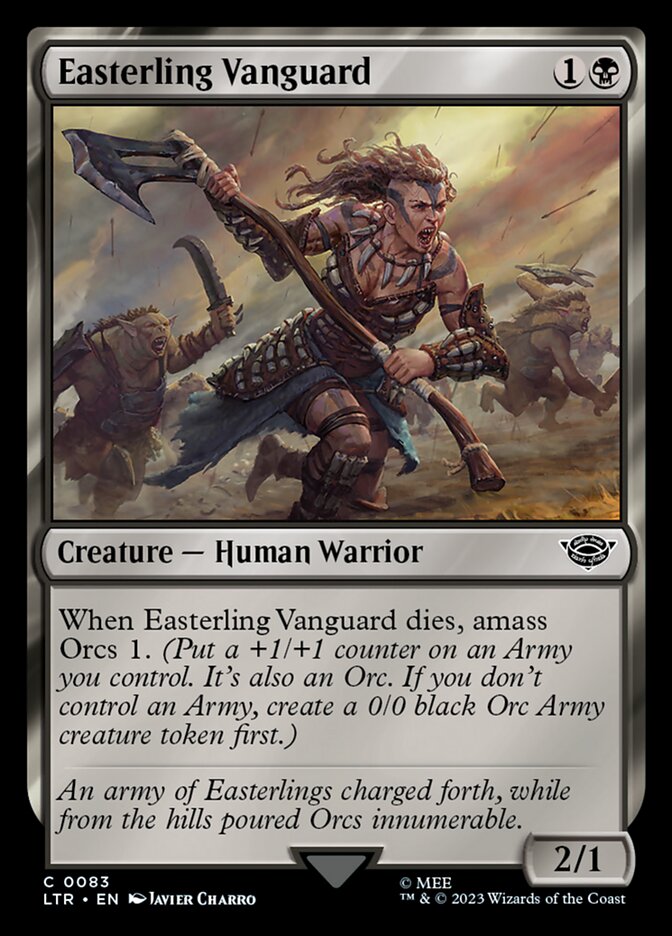 LTR, Easterling Vanguard, Standard, 83, C, Near Mint, Normal, EN
