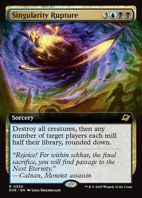 EOE, Singularity Rupture, (Extended Art), 350, R, Near Mint, Normal, EN