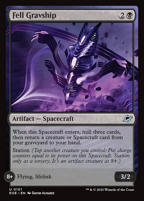 EOE, Fell Gravship, Standard, 101, U, Near Mint, Normal, EN