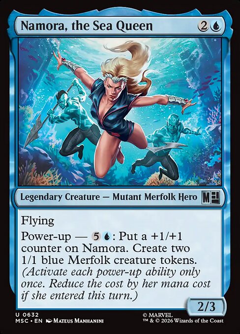 MSC, Namora, the Sea Queen, Standard, 632, U, Near Mint, Normal, EN