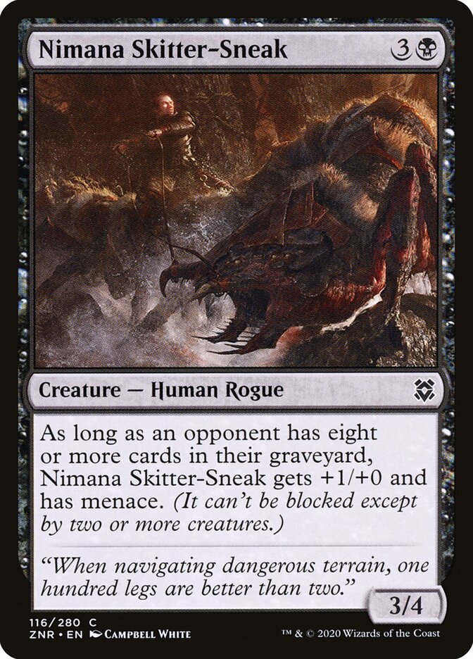 ZNR, Nimana Skitter-Sneak, Standard, 116, C, Near Mint, Normal, EN