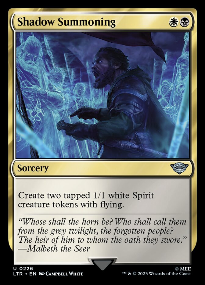 LTR, Shadow Summoning, Standard, 226, U, Near Mint, Normal, EN