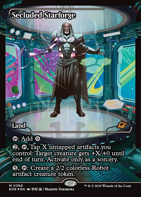 EOE, Secluded Starforge, (Showcase), 366, M, Near Mint, (Foil), EN