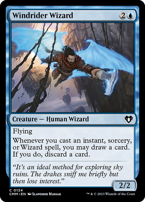 CMM, Windrider Wizard, Standard, 134, C, Near Mint, Normal, EN