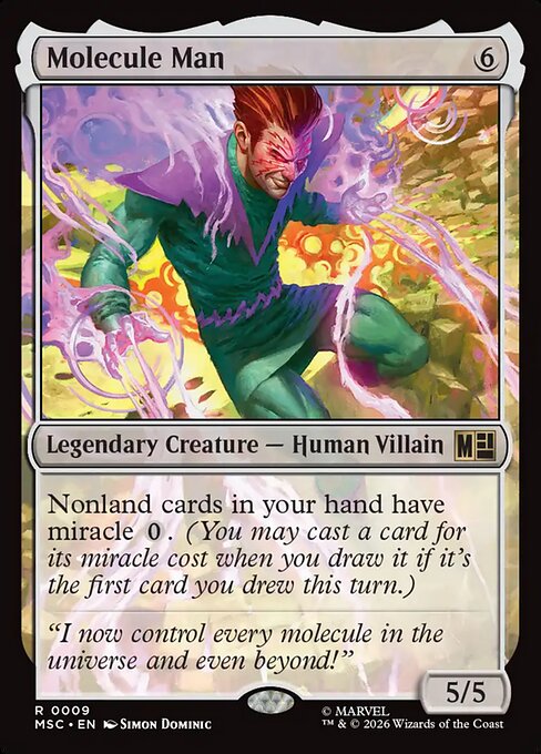 MSC, Molecule Man, Standard, 9, R, Near Mint, (Surge Foil), EN