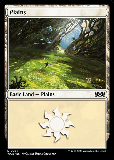 WOE, Plains, Standard, 267, C, Near Mint, (Foil), EN