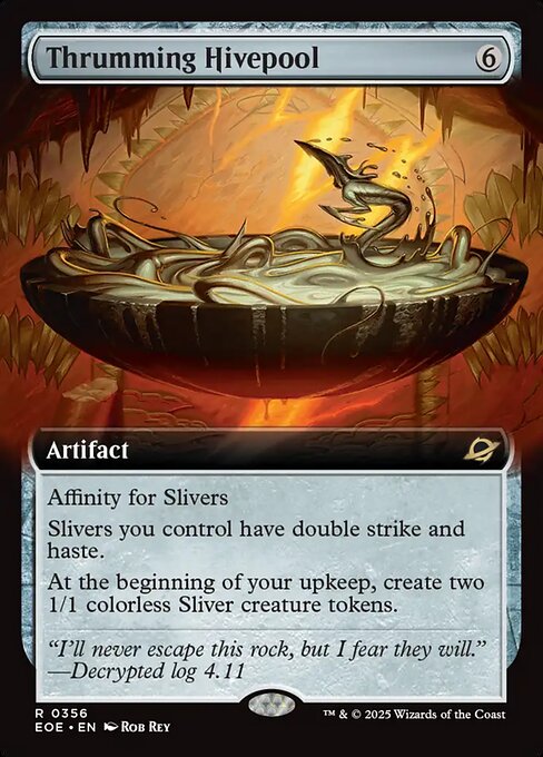 EOE, Thrumming Hivepool, (Extended Art), 356, R, Near Mint, Normal, EN