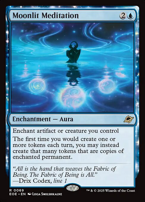 EOE, Moonlit Meditation, Standard, 69, R, Near Mint, (Foil), EN