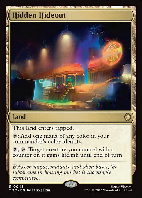 TMC, Hidden Hideout, Standard, 43, R, Near Mint, (Foil), EN
