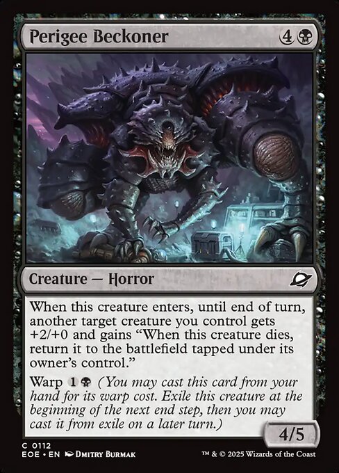 EOE, Perigee Beckoner, Standard, 112, C, Near Mint, (Foil), EN