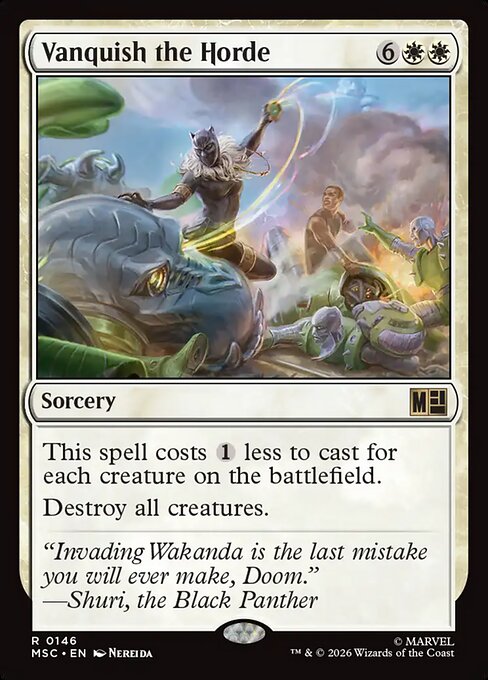 MSC, Vanquish the Horde, Standard, 146, R, Near Mint, Normal, EN