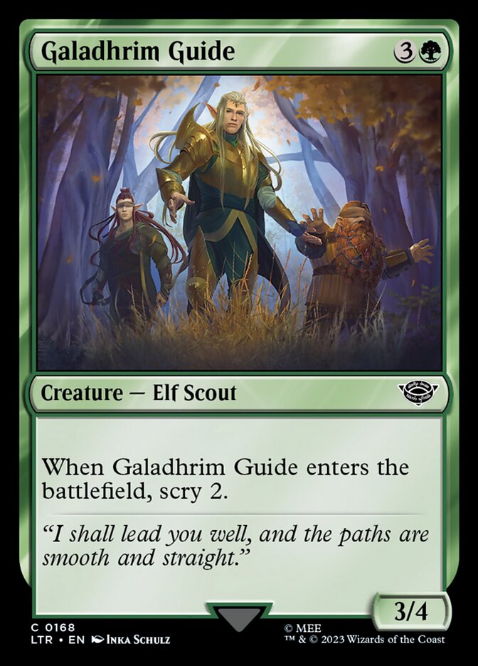 LTR, Galadhrim Guide, Standard, 168, C, Near Mint, Normal, EN