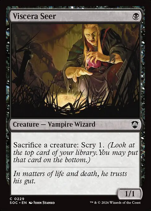 SOC, Viscera Seer, Standard, 229, C, Near Mint, Normal, EN