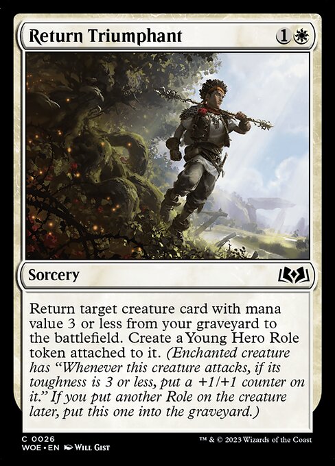 WOE, Return Triumphant, Standard, 26, C, Near Mint, Normal, EN