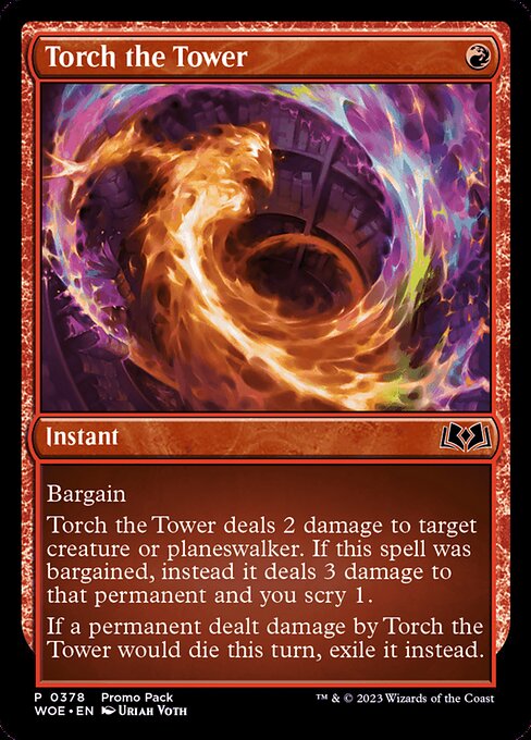 WOE, Torch the Tower, (Promo Pack), 378, C, Near Mint, Normal, EN
