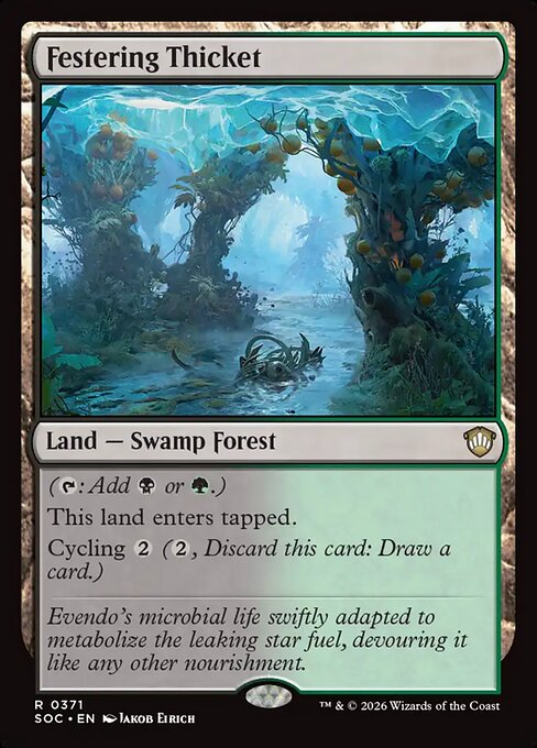 SOC, Festering Thicket, Standard, 371, R, Near Mint, Normal, EN