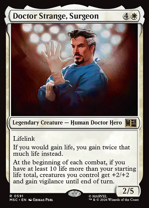 MSC, Doctor Strange, Surgeon, Standard, 591, R, Near Mint, Normal, EN