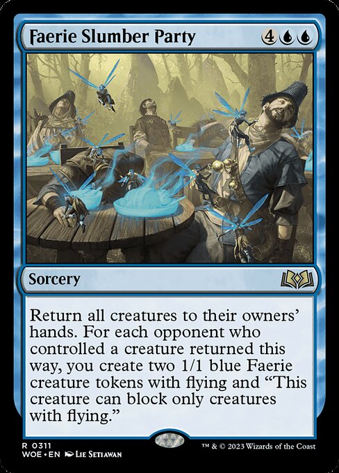 WOE, Faerie Slumber Party, Standard, 311, R, Near Mint, (Foil), EN