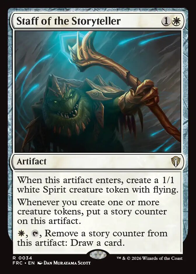 FRC, Staff of the Storyteller, Standard, 34, R, Near Mint, Normal, EN