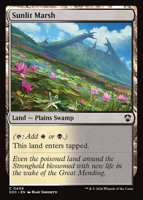 SOC, Sunlit Marsh, Standard, 409, C, Near Mint, Normal, EN
