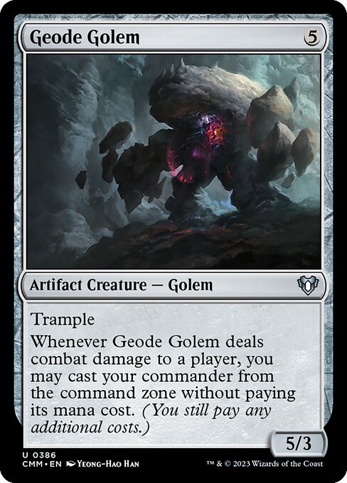 CMM, Geode Golem, Standard, 386, U, Near Mint, Normal, EN