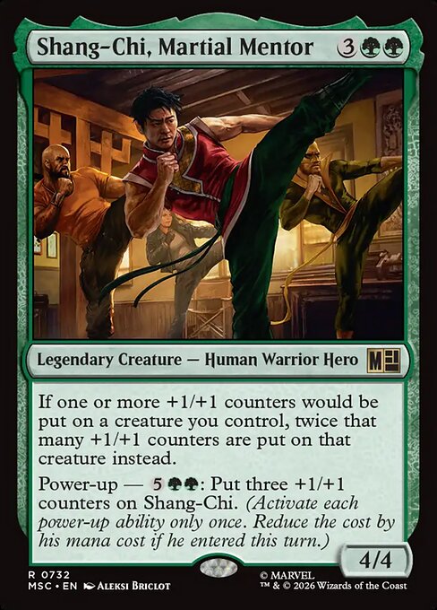 MSC, Shang-Chi, Martial Mentor, Standard, 732, R, Near Mint, Normal, EN