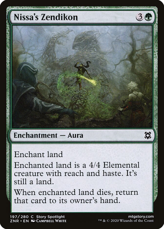 ZNR, Nissa's Zendikon, Standard, 197, C, Near Mint, Normal, EN