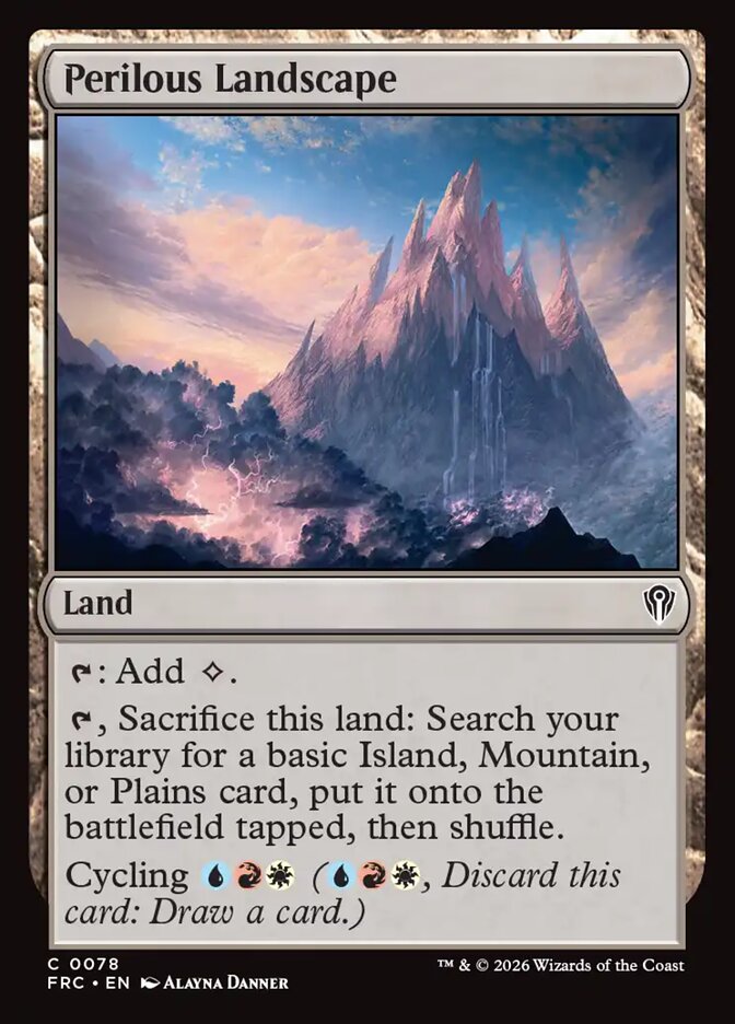 FRC, Perilous Landscape, Standard, 78, C, Near Mint, Normal, EN