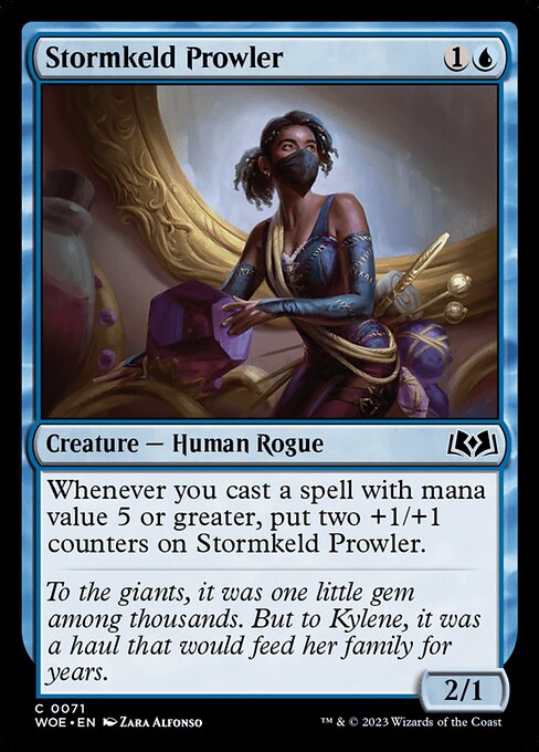 WOE, Stormkeld Prowler, Standard, 71, C, Near Mint, (Foil), EN