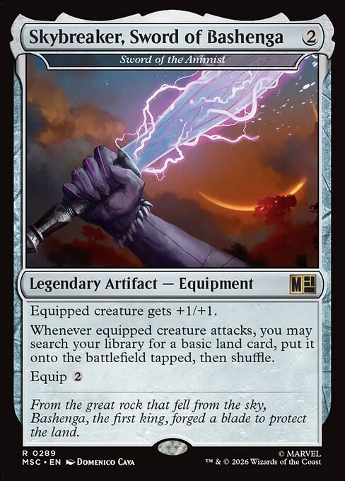 MSC, Sword of the Animist, Standard, 289, R, Near Mint, Normal, EN