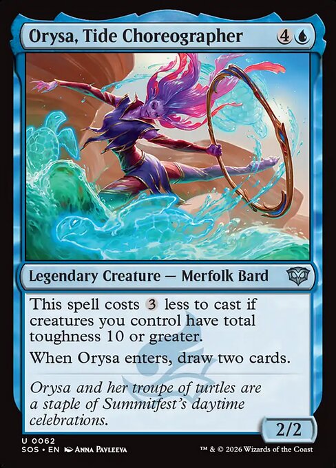 SOS, Orysa, Tide Choreographer, Standard, 62, U, Near Mint, Normal, EN