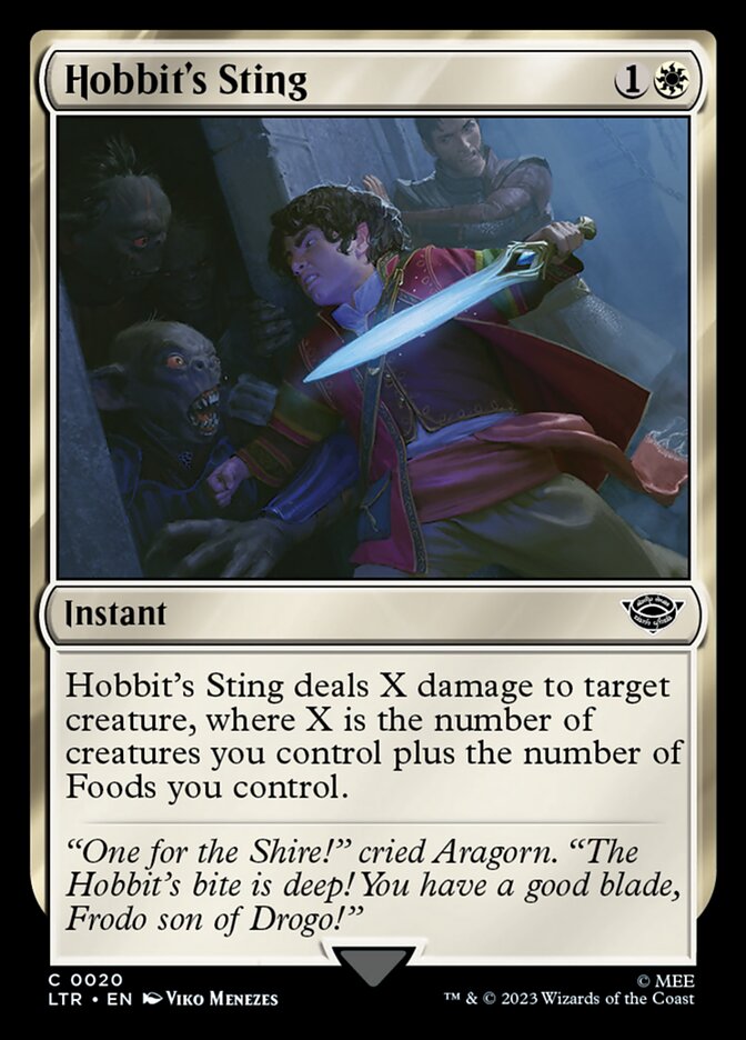 LTR, Hobbit's Sting, Standard, 20, C, Near Mint, Normal, EN