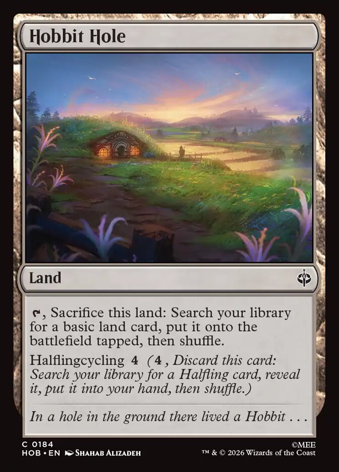 HOB, Hobbit Hole, Standard, 184, C, Near Mint, Normal, EN